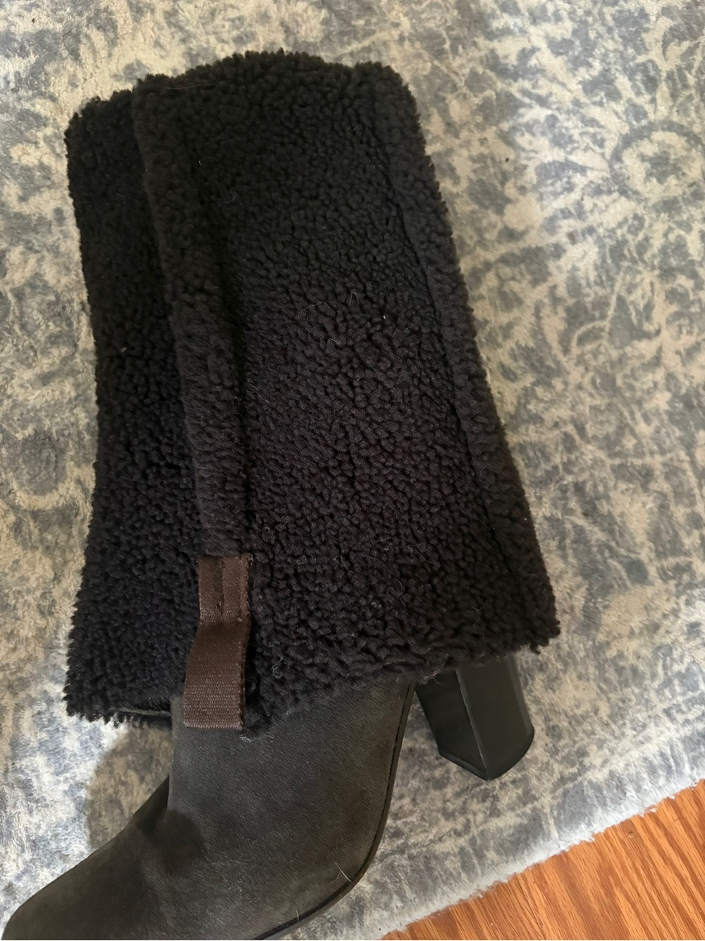 RARE, Authentic PRADA Milano Dark Brown Suede  Knee High Boots (37.5/US 7.5) - Picture 4 of 9